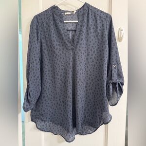 LUSH Boutique Animal print top women's blouse